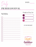 DAILY PRAYER JOURNAL (PINK/PURPLE) PSALM 27:1
