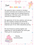 PASTEL LETTER TO TEACHER (EDITABLE TEMPLATE)