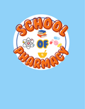 SCHOOL OF PHARMACY BINDER COVER (BLUE & ORANGE)